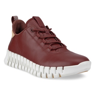 ECCO Sneaker Gruuv Lea (soft nappa leather) burgundy Women