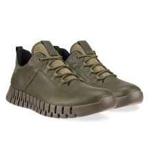 ECCO Sneaker Gruuv Lea GTX (smooth leather) khaki green Men