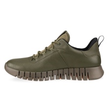 ECCO Sneaker Gruuv Lea GTX (smooth leather) khaki green Men