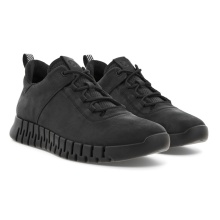 ECCO Sneaker Gruuv Lea (made of nubuck leather) black Men