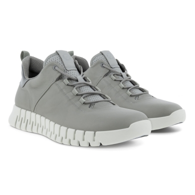 ECCO Sneaker Gruuv Lea (made from nubuck leather) dark grey men