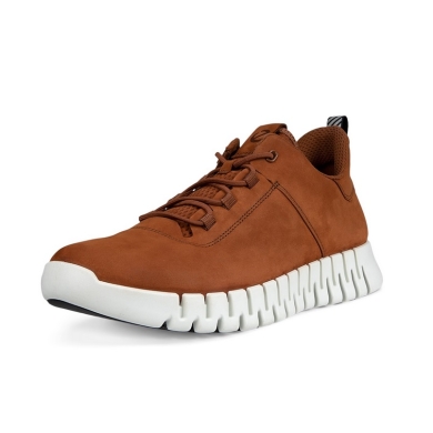 ECCO Sneaker Gruuv Lea (made of nubuck leather) brown Men