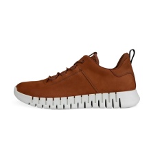 ECCO Sneaker Gruuv Lea (made of nubuck leather) brown Men