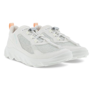 ECCO Sneaker MX Low Breathru (robust, sole with deep grooves, breathable) white/grey Women