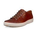 ECCO Sneaker Mens Soft 7 (made from premium leather) cognac brown