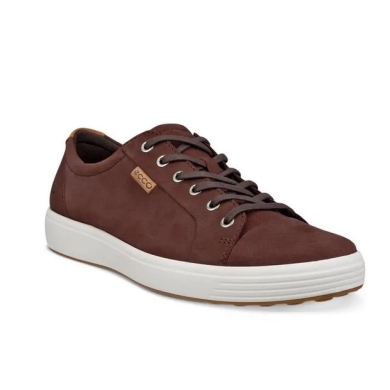 ECCO Sneaker Mens Soft 7 (made from premium leather) dark brown men