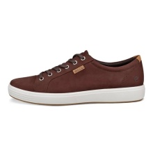 ECCO Sneaker Mens Soft 7 (made from premium leather) dark brown men