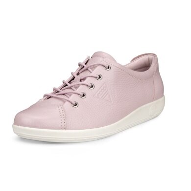 ECCO Sneaker Soft 2.0 Tie (light and flexible sole) pink women