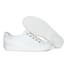 ECCO Sneaker Soft 2.0 Tie (light and flexible sole) white Women