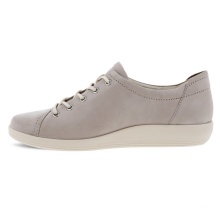 ECCO Sneaker Soft 2.0 Tie (light and flexible sole) grey/rose Women