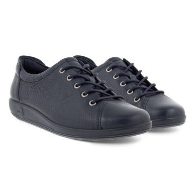 ECCO Sneaker Soft 2.0 Tie (light and flexible sole) navy blue Women