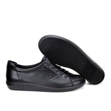 ECCO Sneaker Soft 2.0 Tie (light and flexible sole) black Women