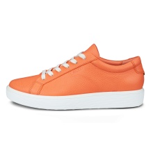 ECCO Sneaker Soft 60 (ECCO Leather) Coral Red Women