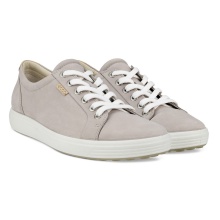 ECCO Sneaker Soft 7 (Nubuck leather) grey/pink Women