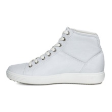 ECCO Soft 7 High Sneaker (light and flexible sole) white ladies