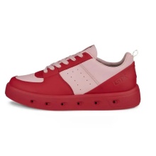 ECCO Sneaker Street 720 (Leather, waterproof) red/pink ladies