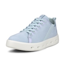 ECCO Sneaker Street 720 GTX (nubuck leather, waterproof) light blue ladies