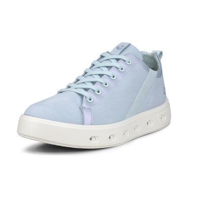 ECCO Sneaker Street 720 GTX (nubuck leather, waterproof) light blue ladies