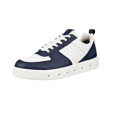 ECCO Sneaker Street 720 (smooth leather) dark blue/white Men's