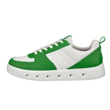 ECCO Sneaker Street 720 (Smooth Leather) Green/White Men's