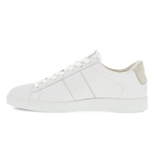 ECCO Sneaker Street Lite (Premium Leather, High Comfort) White Women