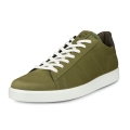 ECCO Sneaker Street Lite (Premium Leather and Suede) Dark Green Men