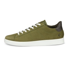 ECCO Sneaker Street Lite (Premium Leather and Suede) Dark Green Men