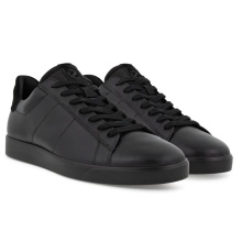 ECCO Sneaker Street Lite (Premium leather and suede) black men's