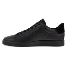 ECCO Sneaker Street Lite (Premium leather and suede) black men's