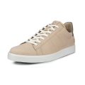 ECCO Sneaker Street Lite (Premium Leather and Suede) Sand Brown/Brown Men