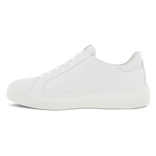 ECCO Sneaker Street Tray (Premium leather, breathable) white Women