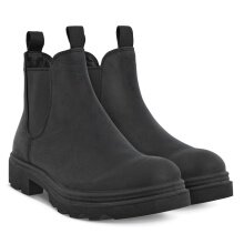 ECCO Grainer Chelsea Boot (Nubuck leather, waterproof) black/grey Women