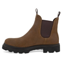 ECCO Grainer Chelsea Boot (Nubuck leather, waterproof) dark brown Women