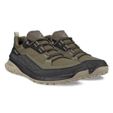 ECCO Hiking Shoes ULT-TRN Low (waterproof, Nubuck leather) black/dark green Men