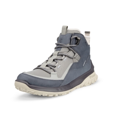 ECCO Hiking Shoes ULT-TRN Mid (Michelin Sole, waterproof) blue/grey Women