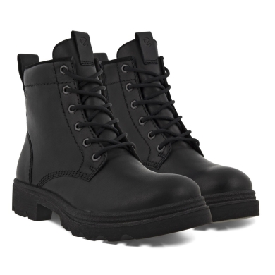 ECCO Winter Boots Grainer 6IN Boot Warm (Ecco Leather, water-repellent and warm) black Women