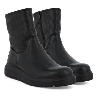 ECCO Nouvelle Warm Winter Boots (Leather, Waterproof) Black Ladies