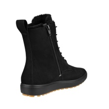 ECCO Winter Boots Soft 7 Tred (Nubuck Leather, Warm Lining) Black Ladies