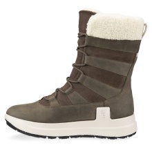 ECCO Winter Boots Solice Boot High (Nubuck Leather, Primaloft® Bio-Insulation) Dark Brown Women