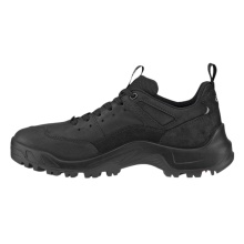 ECCO Offroad Lea Low Hiking Shoes (Nubuck Leather/Suede) Black Men's