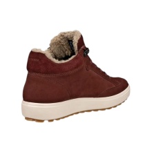 ECCO Winter Shoes Soft 7 Tred GTX (Nubuck Leather, Waterproof) Burgundy Red Ladies