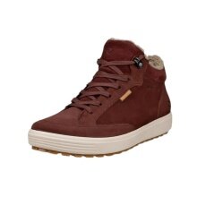 ECCO Winter Shoes Soft 7 Tred GTX (Nubuck Leather, Waterproof) Burgundy Red Ladies