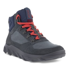 ECCO Hiking Shoes MX Mid WP (Suede, waterproof) magnet grey/blue Men