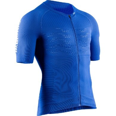 X-Bionic Bikeshirt Cycling Effektor 4D Full-Zip short sleeve blue Men