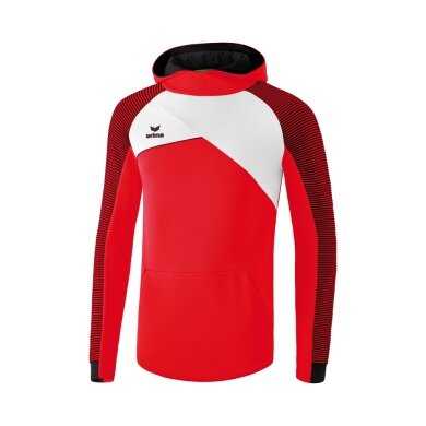 Erima Hoodie Premium One 2.0 red/white/black Men