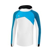 Erima Hoodie Premium One 2.0 white/light blue/black Kids