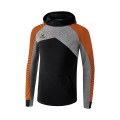 Erima Hoodie Premium One 2.0 black/grey/orange Men