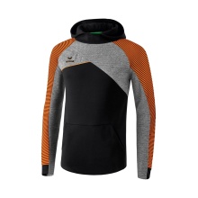 Erima Hoodie Premium One 2.0 black/grey/orange Men