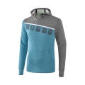 Erima Hoodie 5C light blue/grey Children