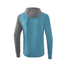 Erima Hoodie 5C light blue/grey Men